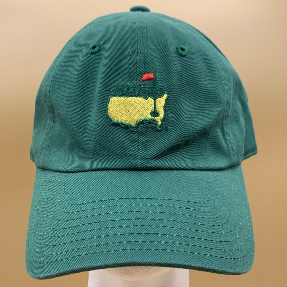 Masters American Needle Embroidered Logo Men's Golf Hat 100% Cotton VERY CLEAN
